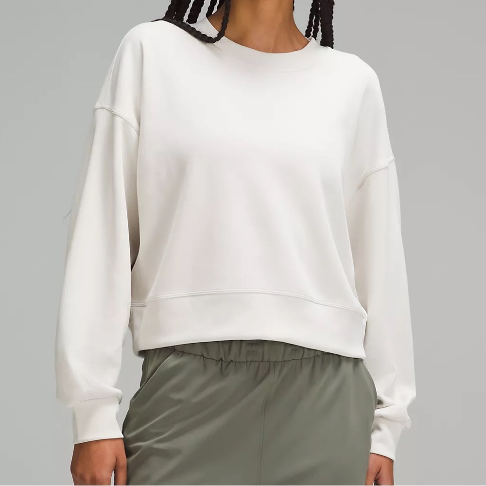 Lululemon Softstreme Perfectly Oversized Cropped Crew